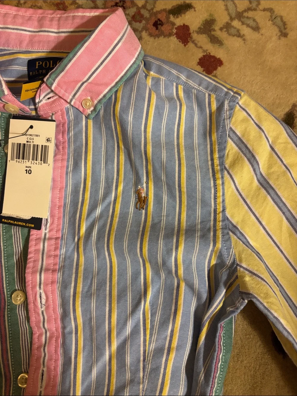 Polo by Ralph Lauren Girls Multicolored Dress